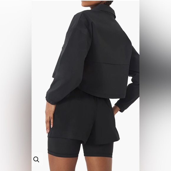 WE.WORE.WHAT- Athletic Layered Windbreaker Biker Shorts - Picture 5 of 9